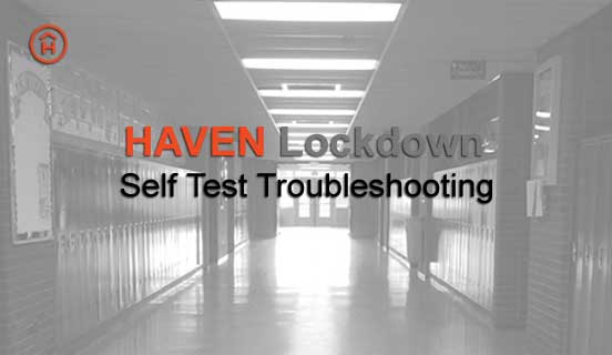 Self Test Troubleshooting